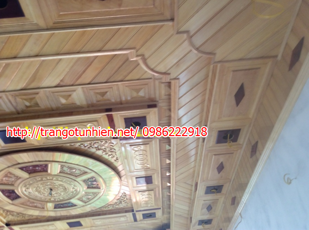 Trần gỗ tự nhiên đẹp