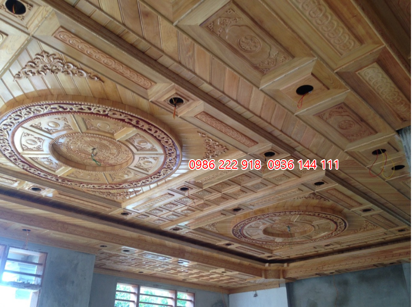 trần gỗ tự nhiên